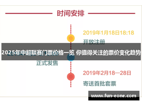 2025年中超联赛门票价格一览 你值得关注的票价变化趋势