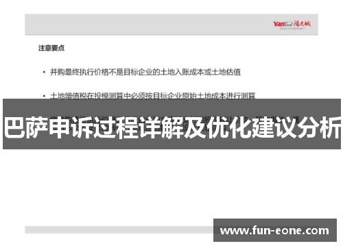 巴萨申诉过程详解及优化建议分析