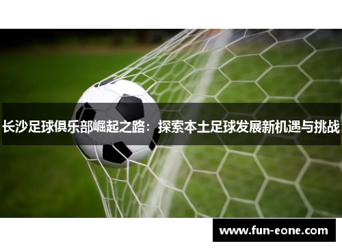 长沙足球俱乐部崛起之路：探索本土足球发展新机遇与挑战